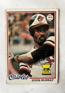 1978 Topps Eddie Murray novato #36 Baltimore Orioles Salón de la fama en muy buena condición, relleno radiocontrol - Imagen 1 de 2
