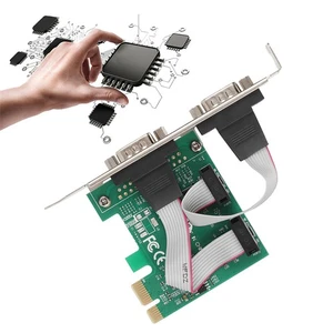 ST316 PCI-E To 2-port RS232 Extension Adapter Card Serial Card Kit - Picture 1 of 12