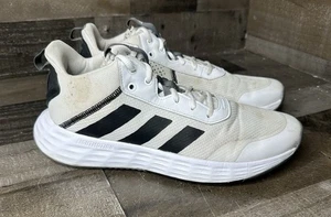 Adidas Own The Game 2.0 Herren Größe 12,5 Weiß Athletisch Basketballschuhe Turnschuhe - Bild 1 von 7