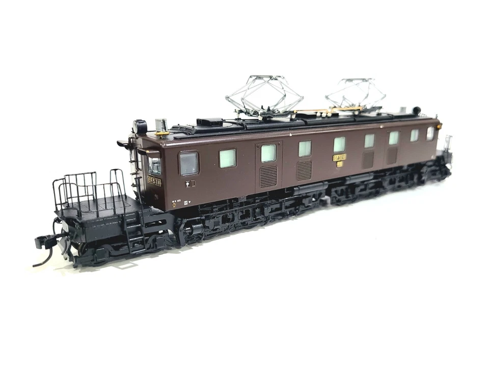 Tenshodo EF57 Eléctrico Marrón #EF571 HO Plástico Modelo #52008 Foto 1 de 4