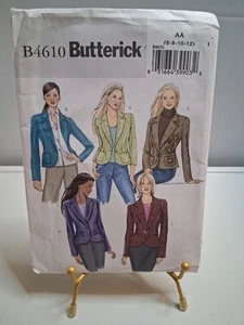 Butterick B4610 Misses Lined Jacket Sewing Pattern Sizes 6-12 - uncut - Picture 1 of 2