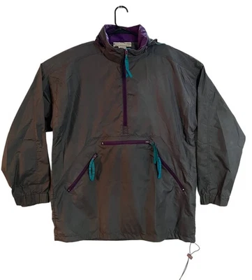 Vintage EMS Nylon Anorak Windbreaker Sz L Made in Hong Kong - Image 1 of 4