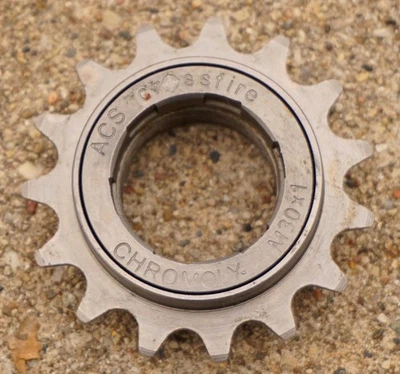 Колесо свободного хода ACS Crossfire 15T односкоростное для велосипеда BMX метрические резьбы M30x1 фристайл - Изображение 1 из 4