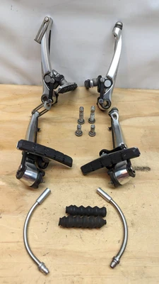 Shimano Deore XT V-Brakes Front & Rear Linear Pull Vintage Touring/MTB BR-M739 - Image 1 of 4