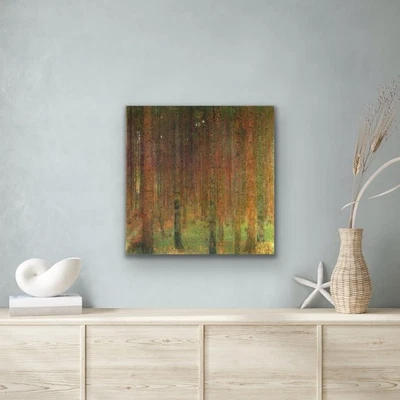 Impresión de cuadro de arte de pared en lienzo "Tannenwald II de Gustav Klimt" Foto 1 de 4