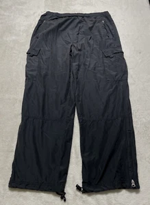 Outer Rim Hiking Utility Pants Mens Large Black Mesh Lined Zip Cuffs Pull On - Picture 1 of 10