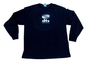 Camicia Vintage DTS Digital Sound Uomo XL Manica Lunga Intrattenimento Digitale Y2K - Foto 1 di 4