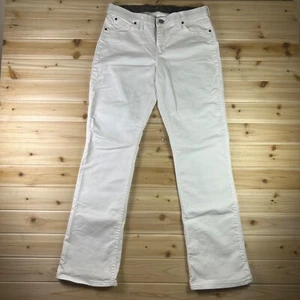 Wrangler Q Baby Jeans Womens 11/12x34 White Straight Elastic No Gap Waistband - Picture 1 of 5