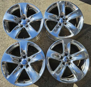 20" Genuine Goliath Mopar Grand Cherokee Srt Wheels Polished- 20x10 5/127 50P - Picture 1 of 8