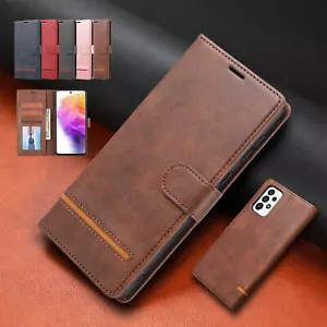 For Samsung Galaxy A32 A12 A13 A51 A53 A71 5G Magnetic Leather Wallet Flip Case - Picture 1 of 55