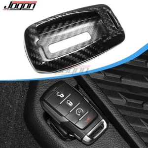 Real Carbon For Dodge Ram 1500 TRX Laramie Off-Road 19-24 Keyless Key Fob Covers - Picture 1 of 12