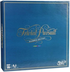 Hasbro Gaming Trivial Pursuit Classico, Gioco Da Tavola 2-6 giocatori 400 Carte - Foto 1 di 11