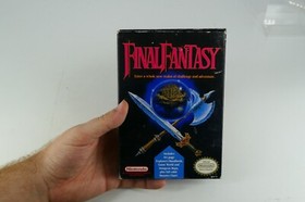 Final Fantasy (Nintendo System, 1990) NES w/ Manual & World Map & Box Tested