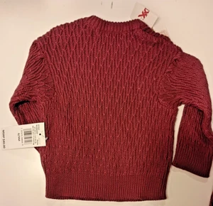 Jessica Simpson 2 piece Baby Girl Knit Outfit 6-9 Months Pink Dusty Rose - Picture 1 of 5