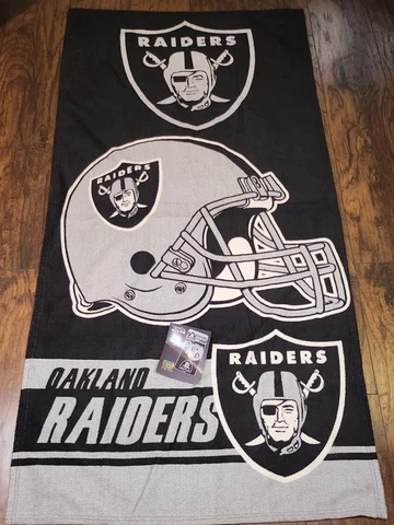 Oakland Raiders Beach Towel  OFFICIAL NFL Cover