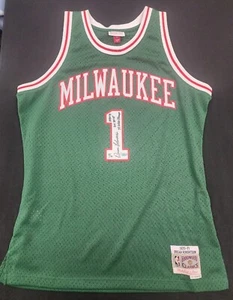 Oscar Robinson Signed 1970-71 Mitchell and Ness multiple Insc LE /10 Fanatics - Picture 1 of 7