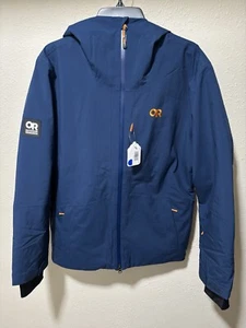 Outdoor Research Snowcrew Down Men's Winter Jacket Cenote Size Small NWT - Picture 1 of 11
