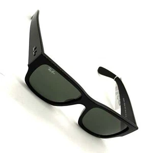 Ray-Ban Carlos Sunglasses RB0947S 01/31 Black Square Frames Green Lens w/case - Picture 1 of 6