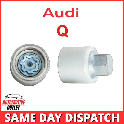 814 LETRA Q MASTER BLOQUEO RUEDA SEGURIDAD PERNO ENCHUFE ANTIRROBO LLAVE PARA AUDI Foto 1 de 4