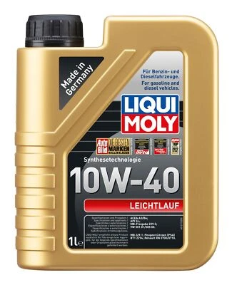FEBI BILSTEIN LIQUI MOLY Motoröl Leichtlauf 10W-40 Motorenöl Benzin & Diesel 1l 1317