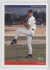 1993 Classic Best Oneonta Yankees Blaise Kozeniewski #11