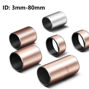 Cojinete compuesto autolubricante buje manguito diámetro 3 mm-80 mm oso de acero - Imagen 1 de 8