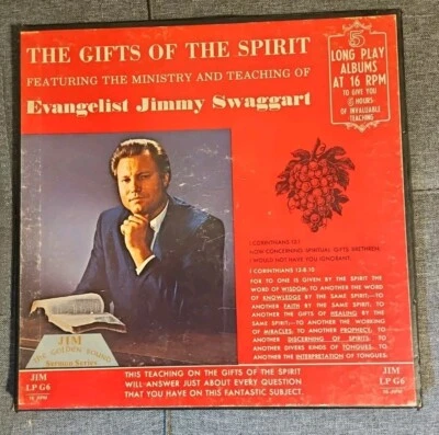 Jimmy Swaggart-Rare 16rpm-(5) LP BoxSet "The Gifts Of The Spirit"  JIM LP G6** - Image 1 of 4