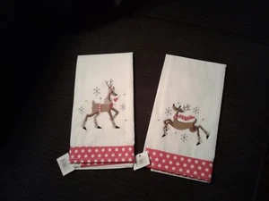 Neu, Geschirrtuch, Rentier-Design, Wählen Sie 1 für $5,00 - Bild 1 von 4