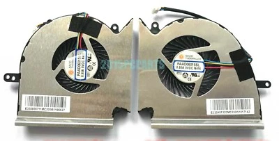 New for MSI GE75 Raider GL75 GP75 Leopard MS-17E2 CPU & GPU Cooling Fan - Image 1 of 3