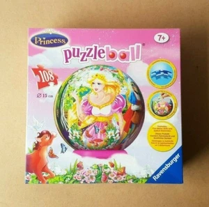 New - Ravensburger Enchanting Princess Puzzle Ball 108 Pieces - Dented Box - - Imagen 1 de 7