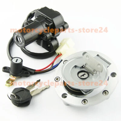 Ignition Key Switch Fuel Cap Seat Lock for Yamaha 07-14 XVS1300A V-Star Classic - Image 1 of 4