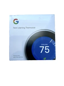 ​Nest T3008US 3rd Gen VTG Smart Thermostat SS WiFi Programmable Sealed NIB​ - Picture 1 of 7