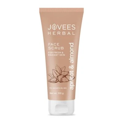 Jovees Herbal Apricot And Almond Face Scrub For Normal To Dry Skin 100g - Image 1 of 4