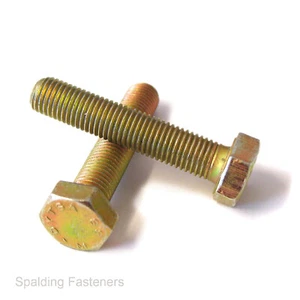 GELBZINKGOLD METRISCH SECHSKANTKOPF VOLLGEWINDEBOLZEN M6 M8 M10 M12 - Bild 1 von 1