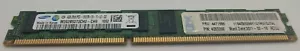 Genuine IBM 4GB DDR3, 2Rx4 (1x4GB) PC3-10600R CL9 ECC REG, VLP, 44T1586 43X5299 - Picture 1 of 4