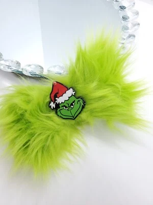 Moño de pelo de piel Grinch para niña Foto 1 de 2