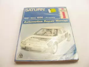 Haynes 87010 Automotive Repair Manual For 1991-1996 Saturn All Models - Foto 1 di 3
