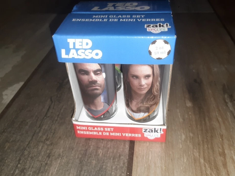 Ted Lasso 2oz Mini 4 Shot Glass Set ZAK