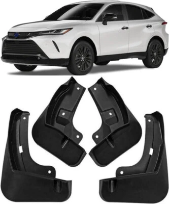 Genuine Front & Rear Molded Splash Guards Mud Flaps FOR 2021-2024 TOYOTA VENZA — 第 1/4 张图片