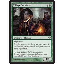 * Foil * MTG Village Survivors NM - Dark Ascension