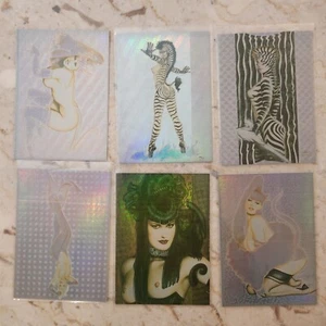 1995 Olivia Studies In Sensuality Magnachrome: Chase Card Set (M1-M6) - Bild 1 von 14