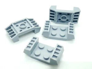 LEGO 41862 HELLGRAU MODIFIZIERTE PLATTE 2X2 MIT GRILLS 4 SET - Bild 1 von 1