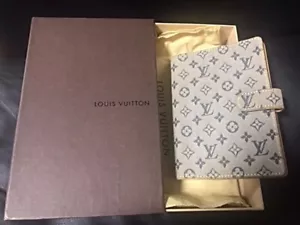 Louis Vuitton Denim Monogram Agenda PM Notebook Cover w/Box Unused - Picture 1 of 3