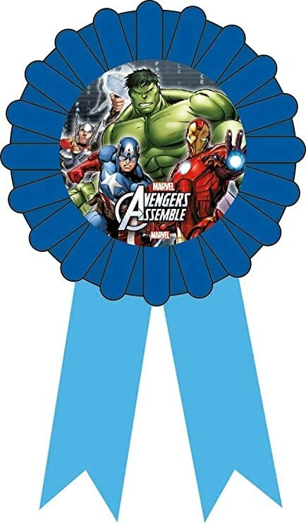 Marvel Avengers Assemble Award Ribbon - Children's Party Supplies - Image 1 of 1