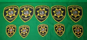 Vintage California Youth Authority CYA Tactical Team Patches YTS Lot of 5 - Picture 1 of 4