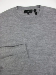 Suéter Para Hombre Mediano Teoría Lana Regal Cuello Redondo Gris Jaspeado - Imagen 1 de 5