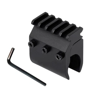 Flashlight/Laser Sight Barrel Clamp Mount Weaver Base Adapter - Picture 1 of 6