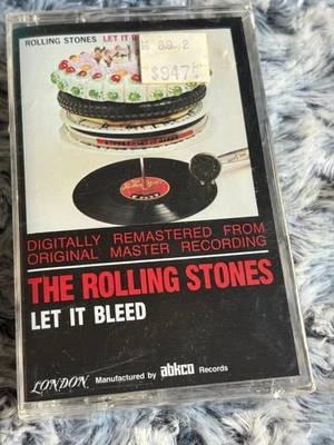 NEW SEALED ROLLING STONES LET IT BLEED CASSETTE TAPE - Image 1 of 3