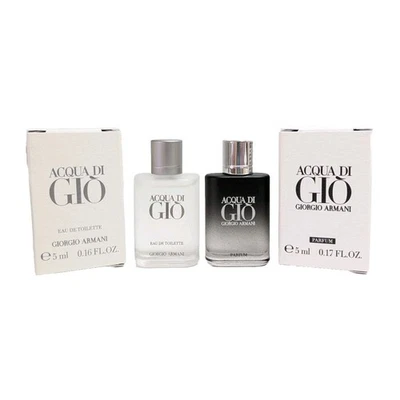 Giorgio Armani Acqua di Gio Homme Eau de Toilette 5 ml + Parfum 5 ml Miniaturen