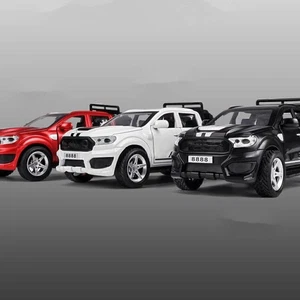 1/32 Diecasts Car Model Off-Road Truck Toy Kids for Ford Raptor F350 Ranger - Picture 1 of 15